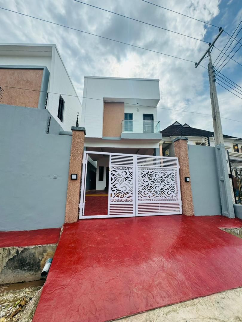 Elegant Newly Built 3 & 4 Bedroom Fully Detached Duplex with a BQ at ADENIYI JONES, IKEJA .