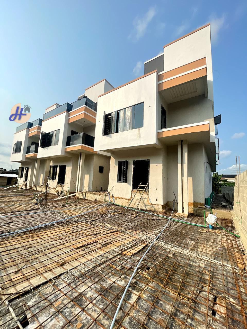 Modern Spacious 4 Bedroom Fully Detached Duplex with a standard Room BQ at Opebi Ikeja, Lagos, Nigeria.