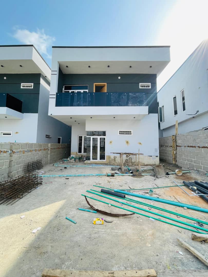 Newly Built 4 Bedroom Detached Duplex Plus BQ at Opei, Ikeja, Lagos, Nigeria.