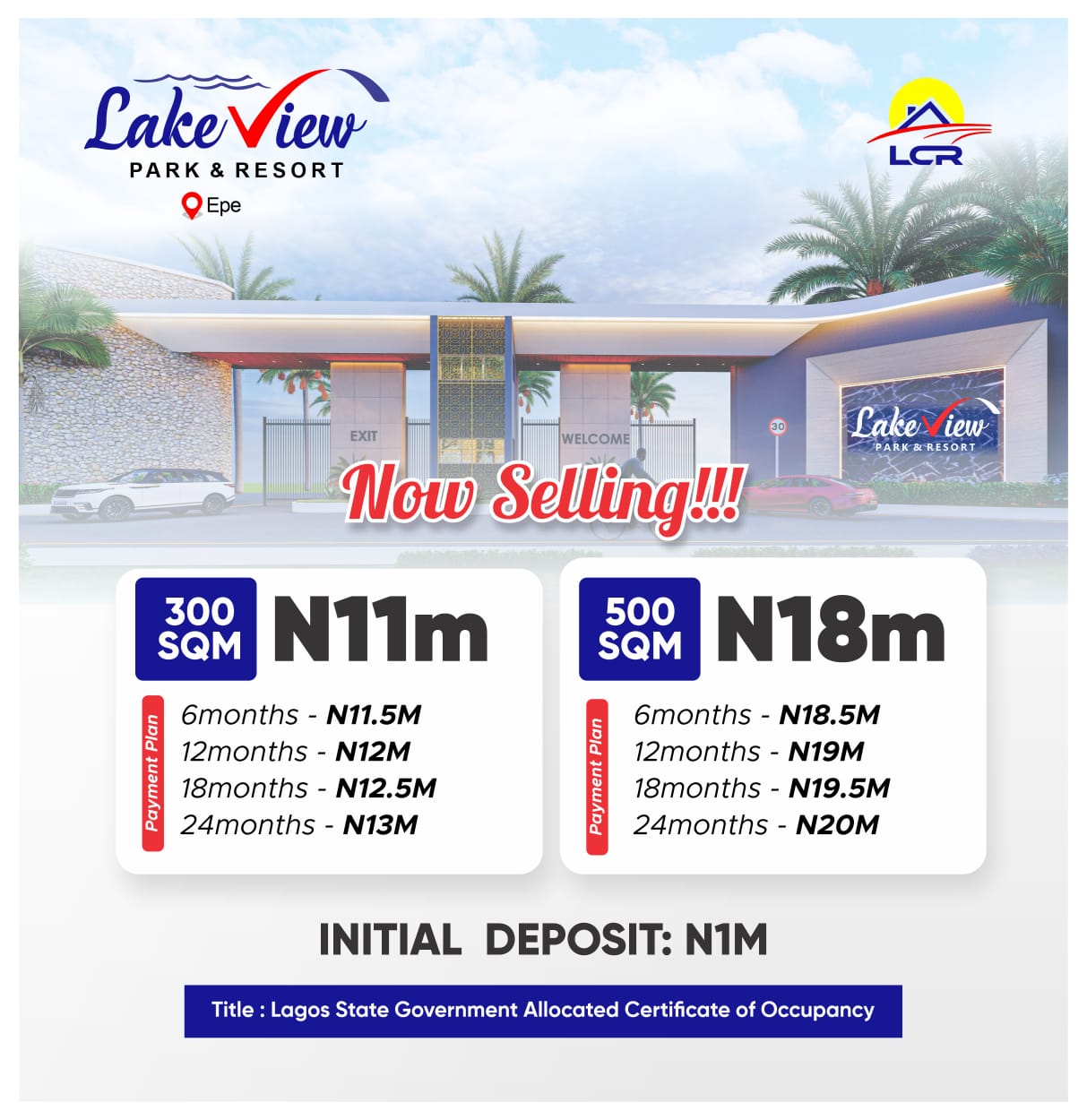 LAKE VIEW PARK & RESORT, KETU, EPE.