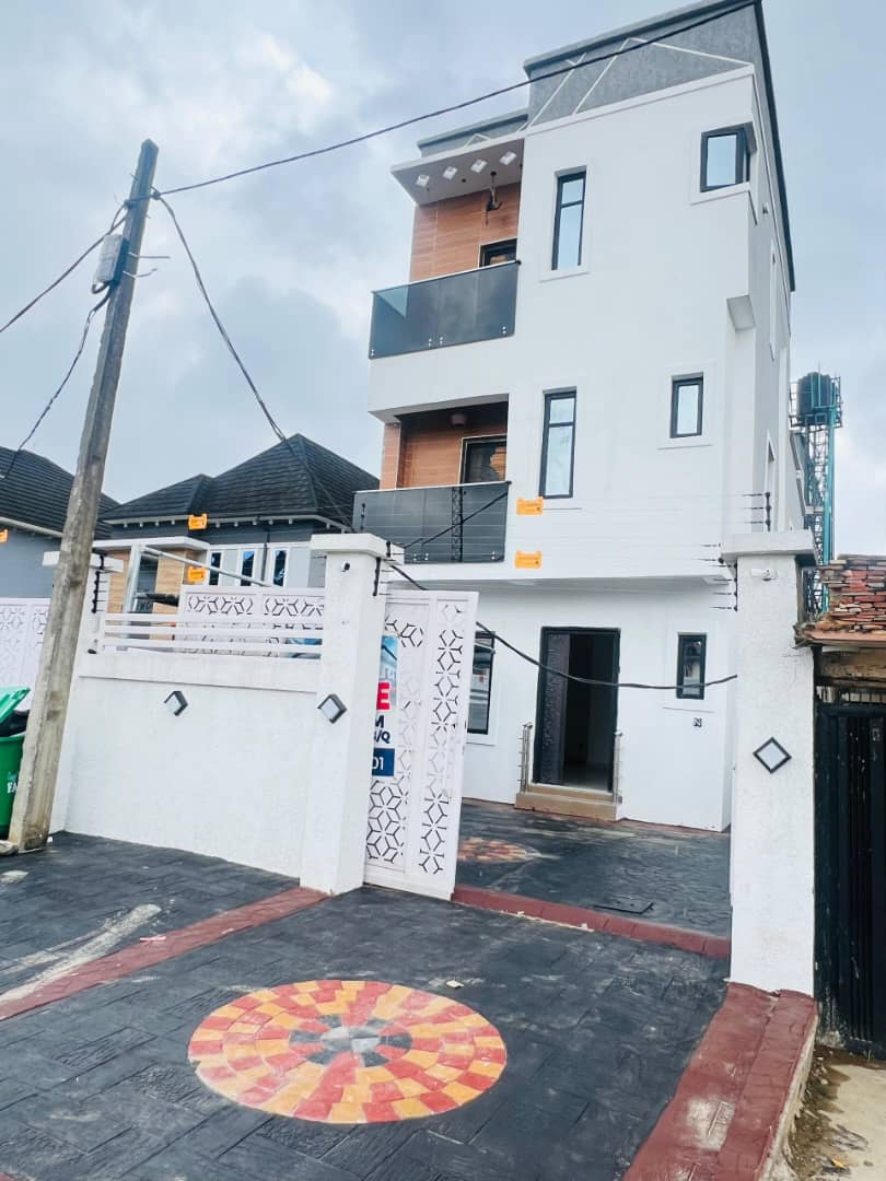 Pristine Newly Built 4 Bedroom Detached Duplex Plus BQ in a secured estate at Ogba,Ikeja.